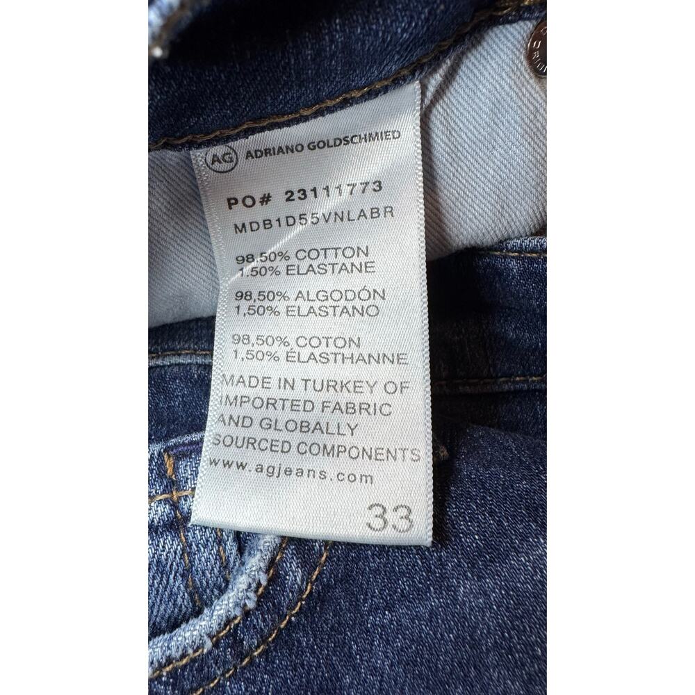 AG Farrah High Rise Crop Boot Jeans - Size 33 - New - Picture 6 of 6